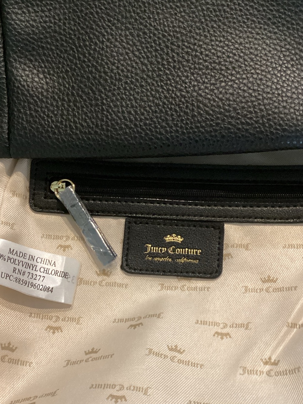 Juicy Couture Black Crossbody Bag with Gold Accents - Picture 4 of 6